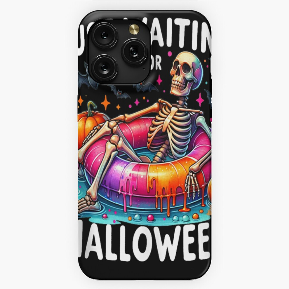 (Skeleton Just Waiting For Halloween=1591) Phone Case For Iphone Samsung 19 18 17 16 14 13 12 11 Plus Pro Max Galaxy S28 S27 S26 S25 S24 S23 S22 Ultra 4741628042879