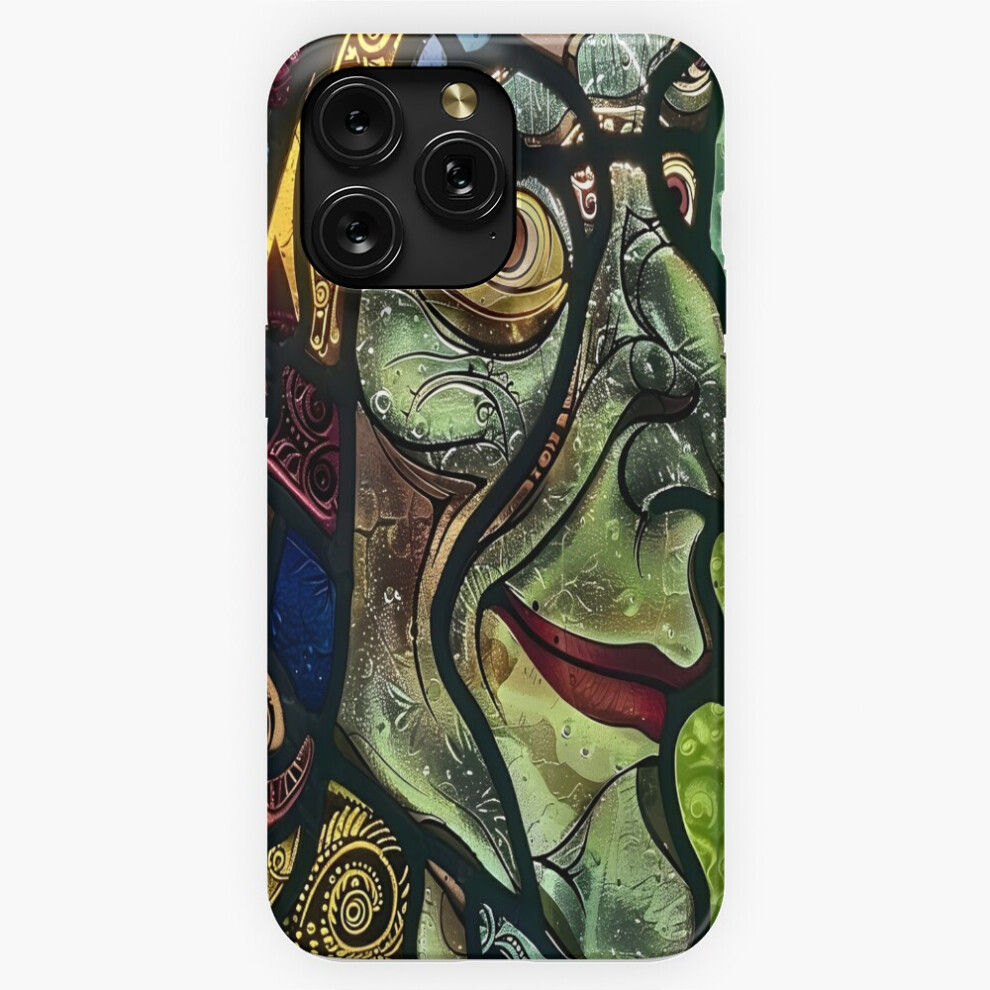 (Charming Leprechaun In Stained Glass=2450) Phone Case For Iphone Samsung 19 18 17 16 14 13 12 11 Plus Pro Max Galaxy S28 S27 S26 S25 S24 S23 S22 Ultr 4741628051635