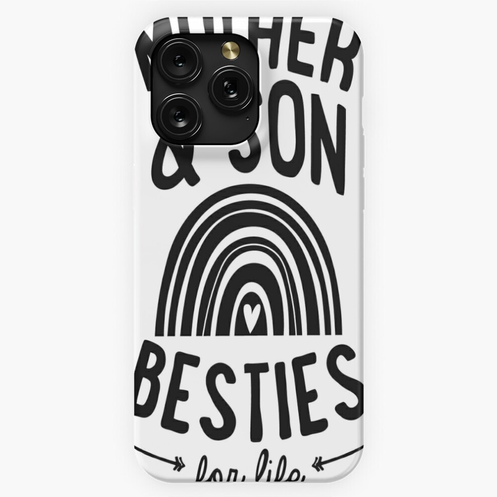 (Mother And Son Besties For Life Bohemian Rainbow Boho Style Mothers Day Stuff For Mom From Daughter ) Phone Case For Iphone Samsung 19 18 17 16 14 13 4741628050140