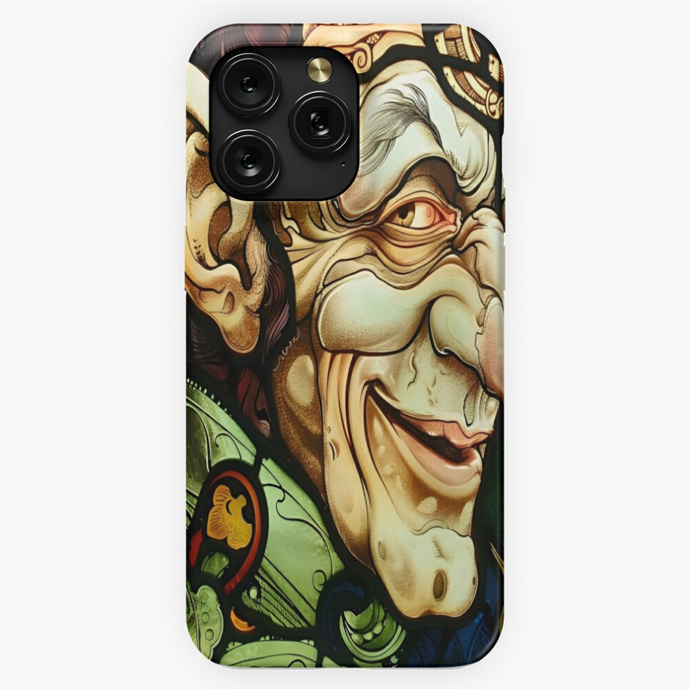 (Mischievous Irish Leprechaun - Stained Glass Art=2298) Phone Case For Iphone Samsung 19 18 17 16 14 13 12 11 Plus Pro Max Galaxy S28 S27 S26 S25 S24 4741628050089