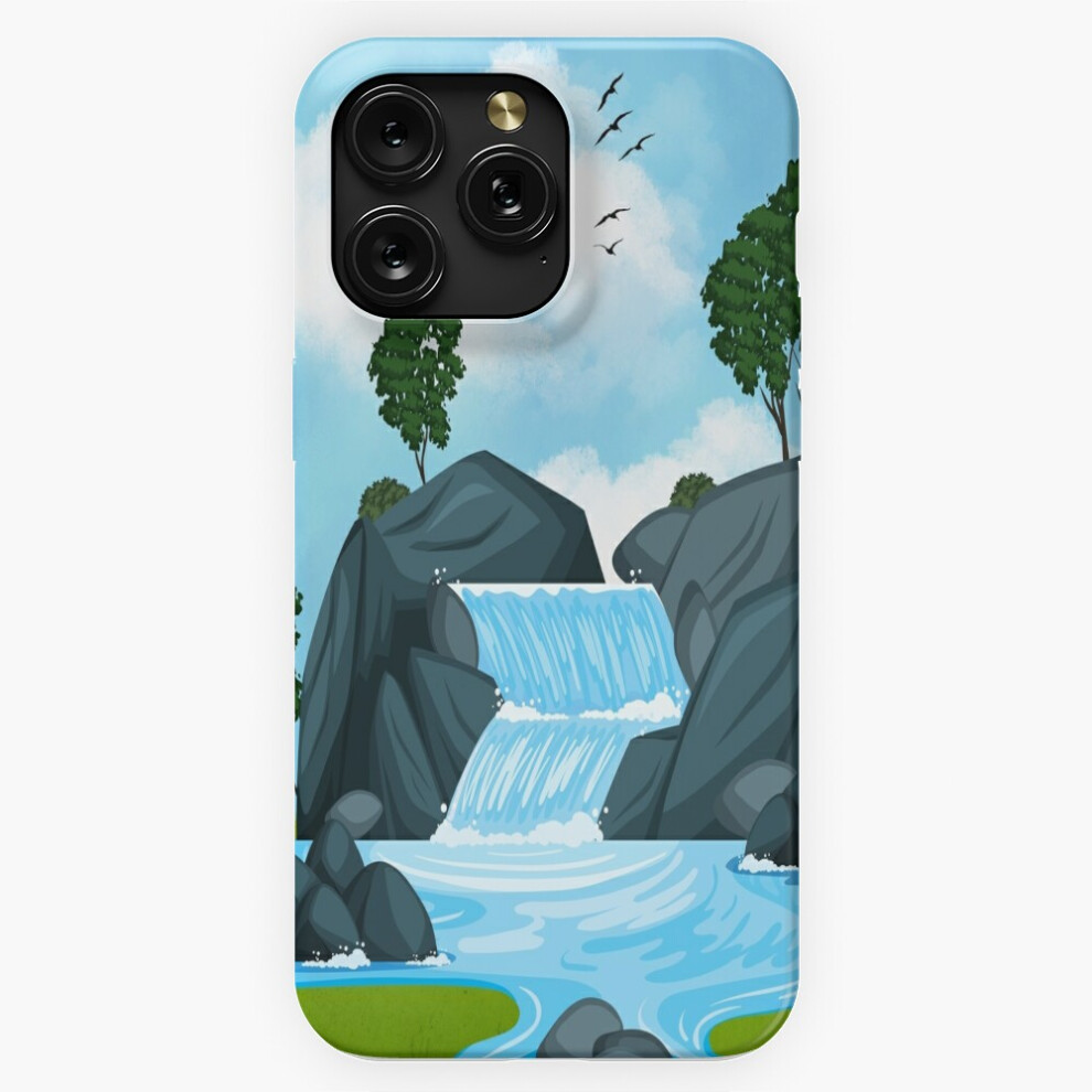 (Serene Beauty: Couple Enjoying A Waterfall=2070) Phone Case For Iphone Samsung 19 18 17 16 14 13 12 11 Plus Pro Max Galaxy S28 S27 S26 S25 S24 S23 S2 4741628047768