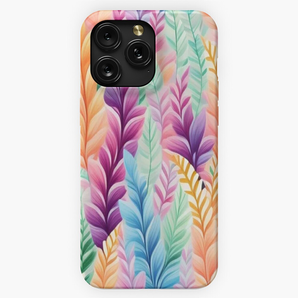 (Floral Boho Pastel Fern Pattern For Fabric And Homeware=2360) Phone Case For Iphone Samsung 19 18 17 16 14 13 12 11 Plus Pro Max Galaxy S28 S27 S26 S 4741628050720