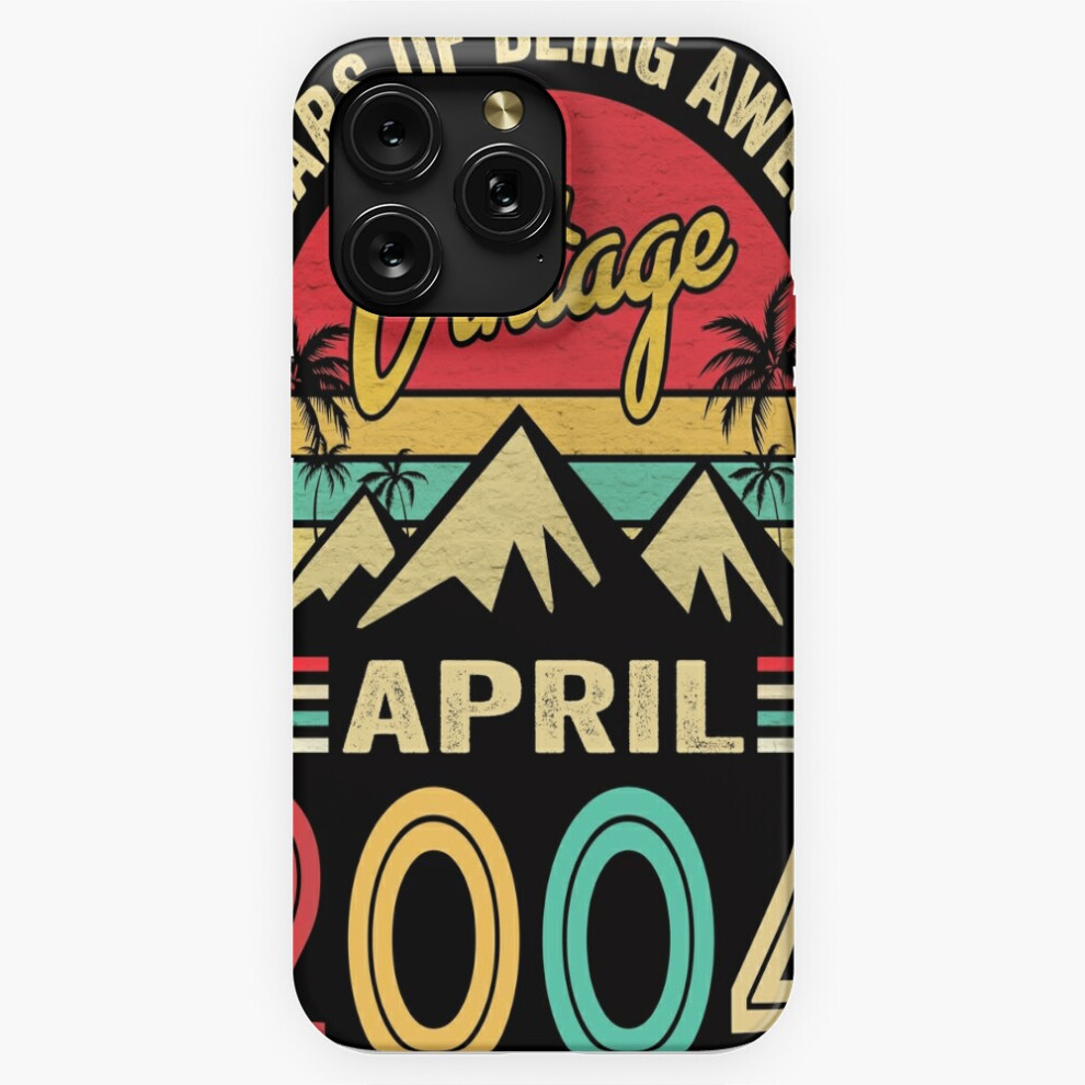 (Vintage April 2004 20 Years Old Idea 20Th Birthday=2684) Phone Case For Iphone Samsung 19 18 17 16 14 13 12 11 Plus Pro Max Galaxy S28 S27 S26 S25 S2 4741628054025