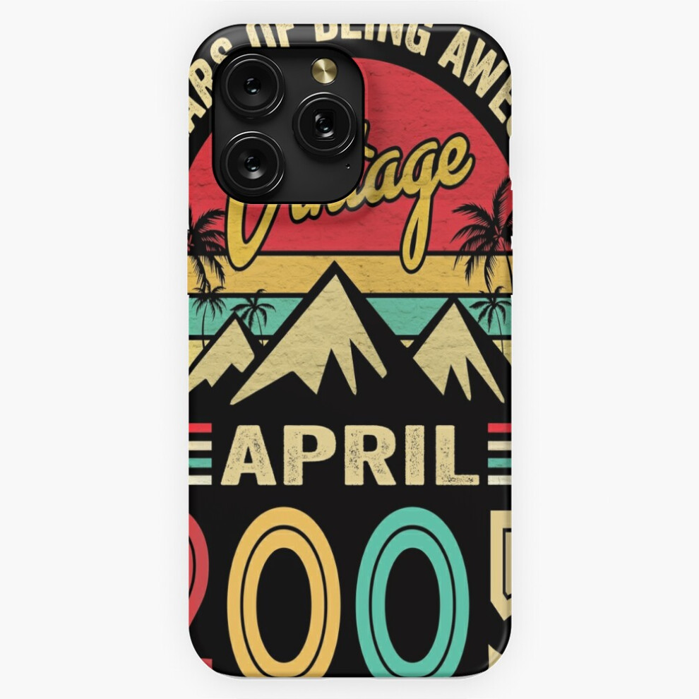 (Vintage April 2005 19 Years Old Idea 19Th Birthday=2682) Phone Case For Iphone Samsung 19 18 17 16 14 13 12 11 Plus Pro Max Galaxy S28 S27 S26 S25 S2 4741628054001