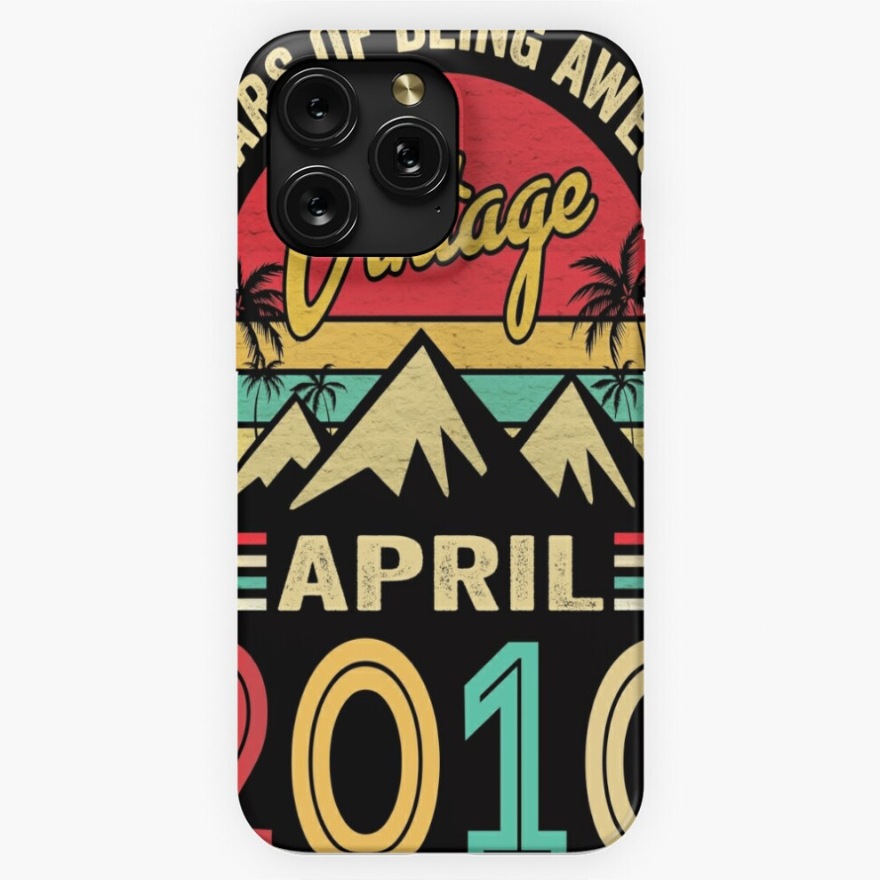 (Vintage April 2010 14 Years Old Idea 14Th Birthday=2673) Phone Case For Iphone Samsung 19 18 17 16 14 13 12 11 Plus Pro Max Galaxy S28 S27 S26 S25 S2 4741628053912
