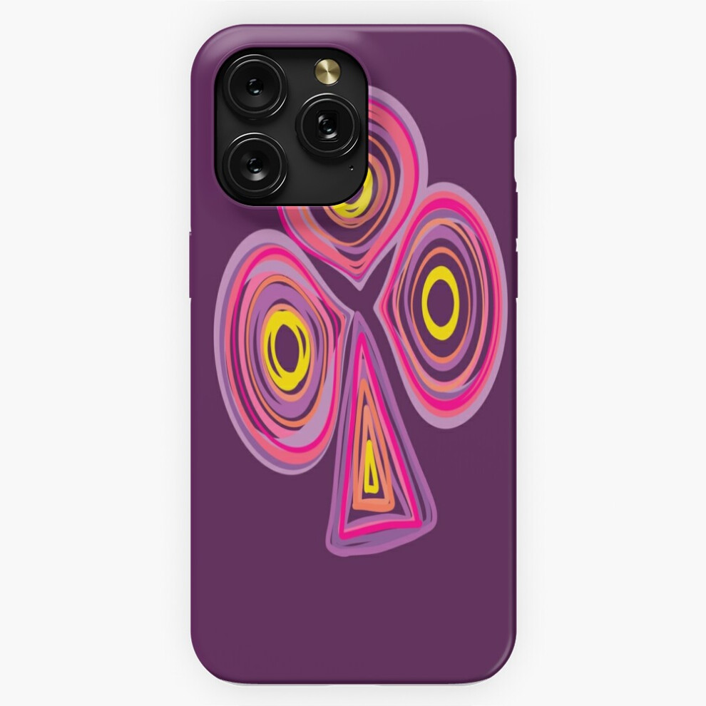 (Abstract Clover On Plum=2942) Phone Case For Iphone Samsung 19 18 17 16 14 13 12 11 Plus Pro Max Galaxy S28 S27 S26 S25 S24 S23 S22 Ultra Note 20 4741628056654