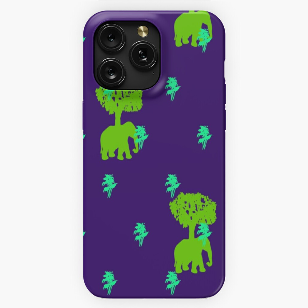 (Emerald Elephants In A Field Of Azure=3416) Phone Case For Iphone Samsung 19 18 17 16 14 13 12 11 Plus Pro Max Galaxy S28 S27 S26 S25 S24 S23 S22 Ult Green 4741628061498