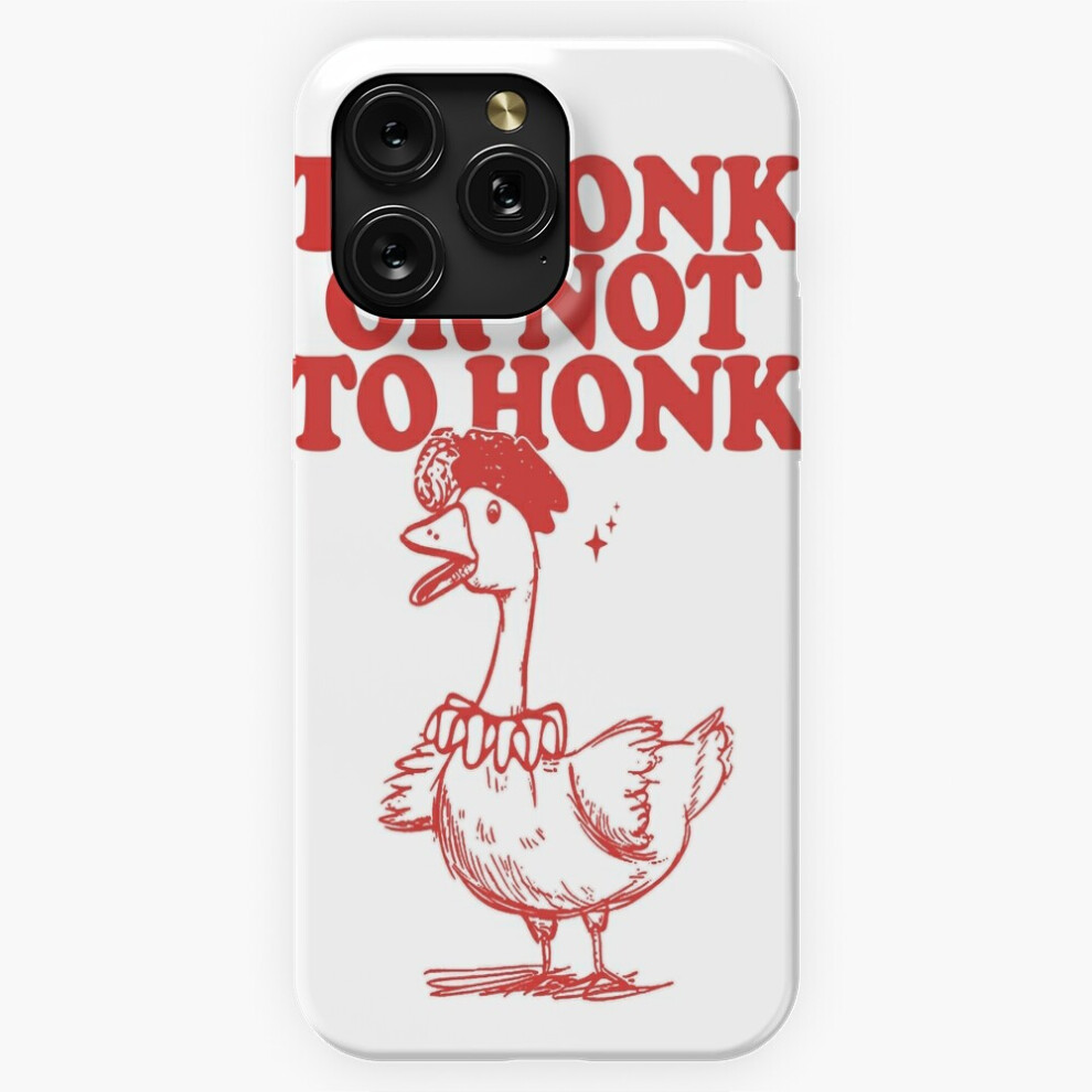 (To Honk Or Not To Honk Vintage Tshirt, Retro Funny Goose Shirt, Silly Goose Meme=3200) Phone Case For Iphone Samsung 19 18 17 16 14 13 12 11 Plus Pro 4741628059280