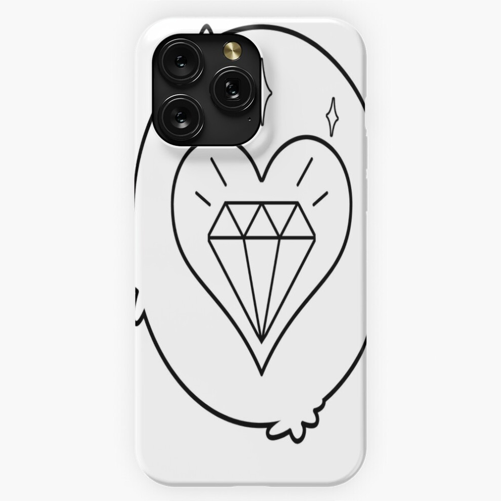 (Bear Belly Badges Monochrome Heart Diamond Tee=3134) Phone Case For Iphone Samsung 19 18 17 16 14 13 12 11 Plus Pro Max Galaxy S28 S27 S26 S25 S24 S2 4741628058610