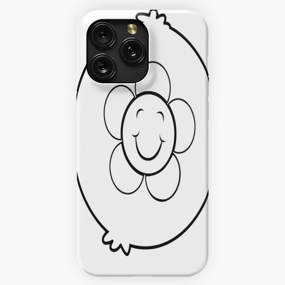 (Bear Belly Badges Monochrome Smiling Flower Tee=3082) Phone Case For Iphone Samsung 19 18 17 16 14 13 12 11 Plus Pro Max Galaxy S28 S27 S26 S25 S24 S 4741628058085