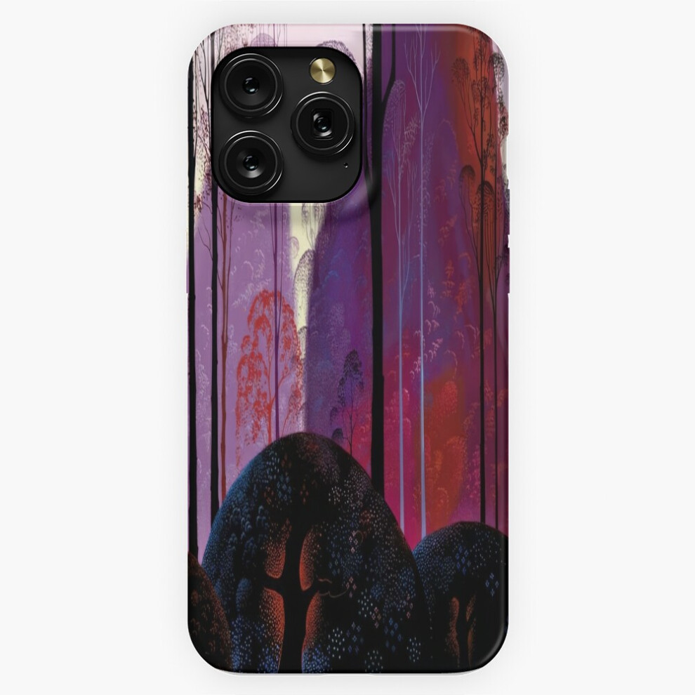 (Mauve, Red And Purple - 1987; United States - Eyvind Earle=3869) Phone Case For Iphone Samsung 19 18 17 16 14 13 12 11 Plus Pro Max Galaxy S28 S27 S2 Red,Purple 4741628066110