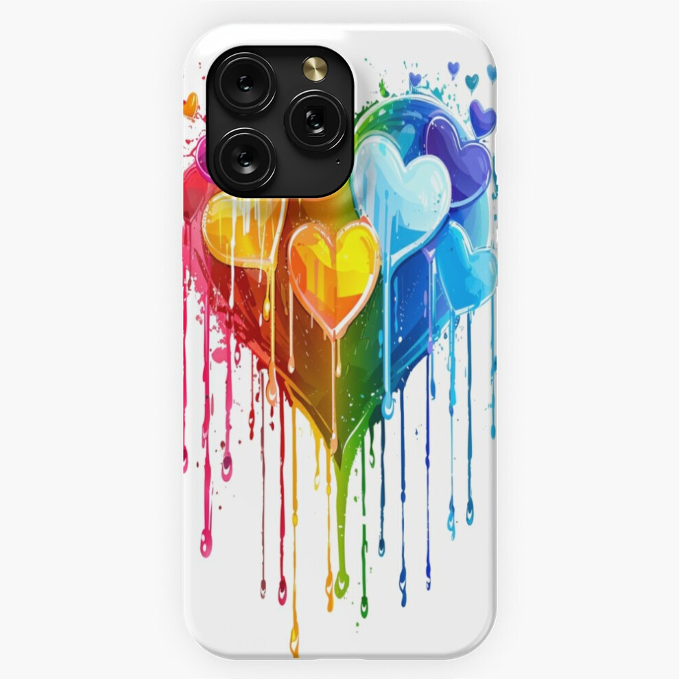(Colorful Watercolor Hearts=3867) Phone Case For Iphone Samsung 19 18 17 16 14 13 12 11 Plus Pro Max Galaxy S28 S27 S26 S25 S24 S23 S22 Ultra Note 20 4741628066097
