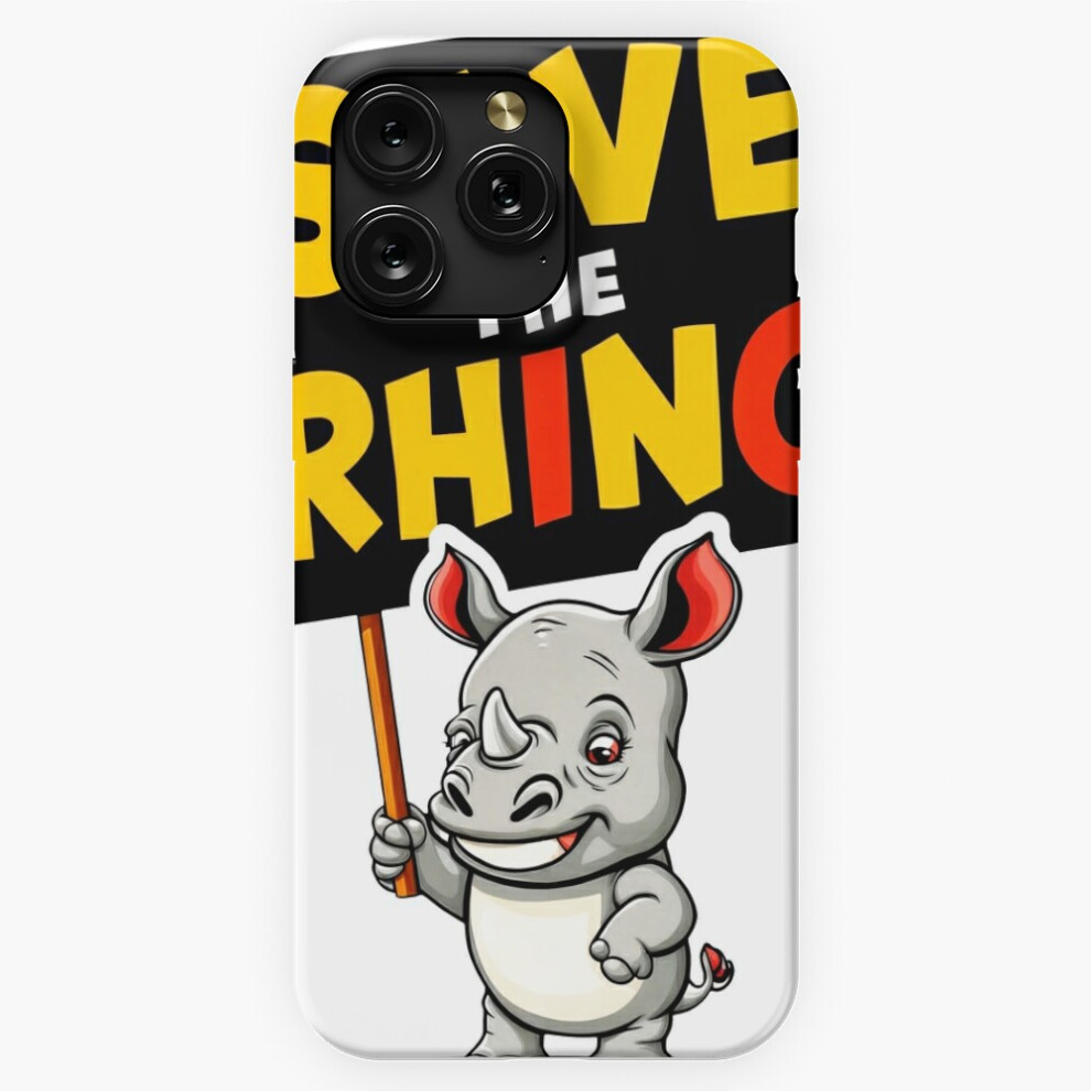 (Save The Rhino: Stand Up For Endangered Species=3717) Phone Case For Iphone Samsung 19 18 17 16 14 13 12 11 Plus Pro Max Galaxy S28 S27 S26 S25 S24 S 4741628064567