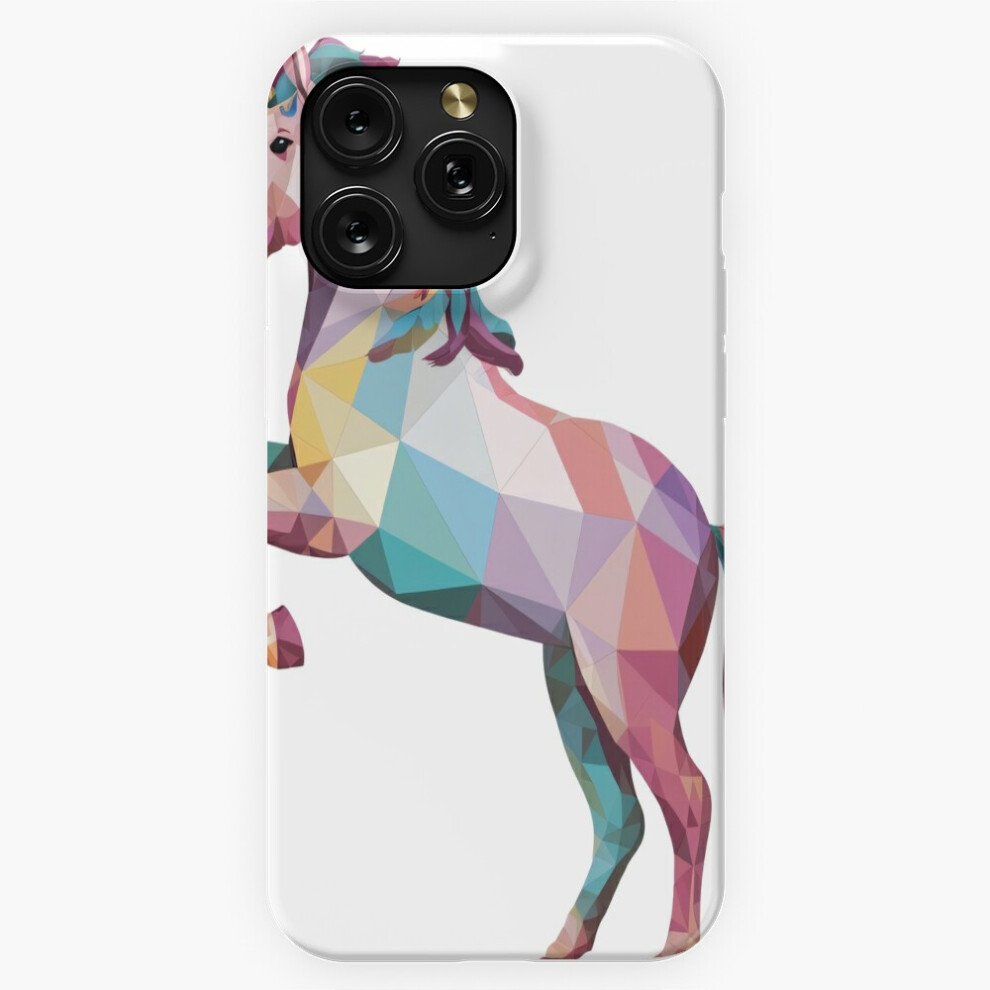 (Colorful Low Poly Unicorn - Vibrant Geometric Art=3656) Phone Case For Iphone Samsung 19 18 17 16 14 13 12 11 Plus Pro Max Galaxy S28 S27 S26 S25 S24 4741628063942