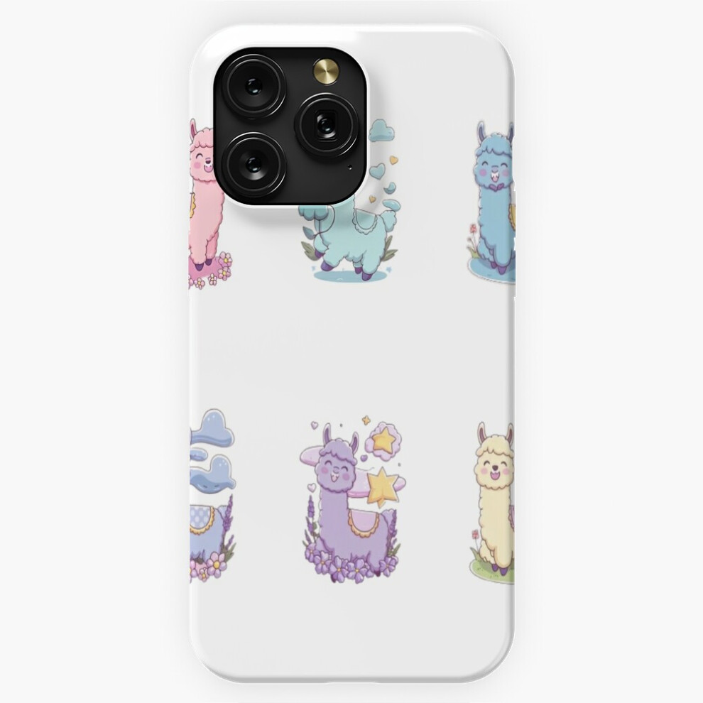 (Sweet Llamas In Pastel Colors Cute Llamas=4392) Phone Case For Iphone Samsung 19 18 17 16 14 13 12 11 Plus Pro Max Galaxy S28 S27 S26 S25 S24 S23 S22 4741628071442
