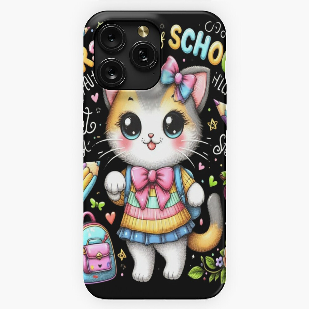 (Cute Cat's School Journey: First Day Excitement=4429) Phone Case For Iphone Samsung 19 18 17 16 14 13 12 11 Plus Pro Max Galaxy S28 S27 S26 S25 S24 S 4741628071824