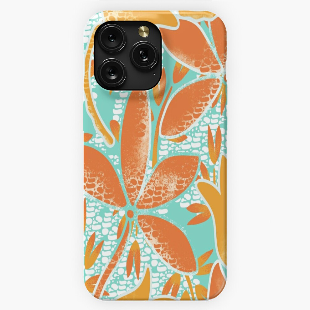 (Meadow Bluebells, - Version=4278) Phone Case For Iphone Samsung 19 18 17 16 14 13 12 11 Plus Pro Max Galaxy S28 S27 S26 S25 S24 S23 S2 Orange/Turquoise 4741628070285