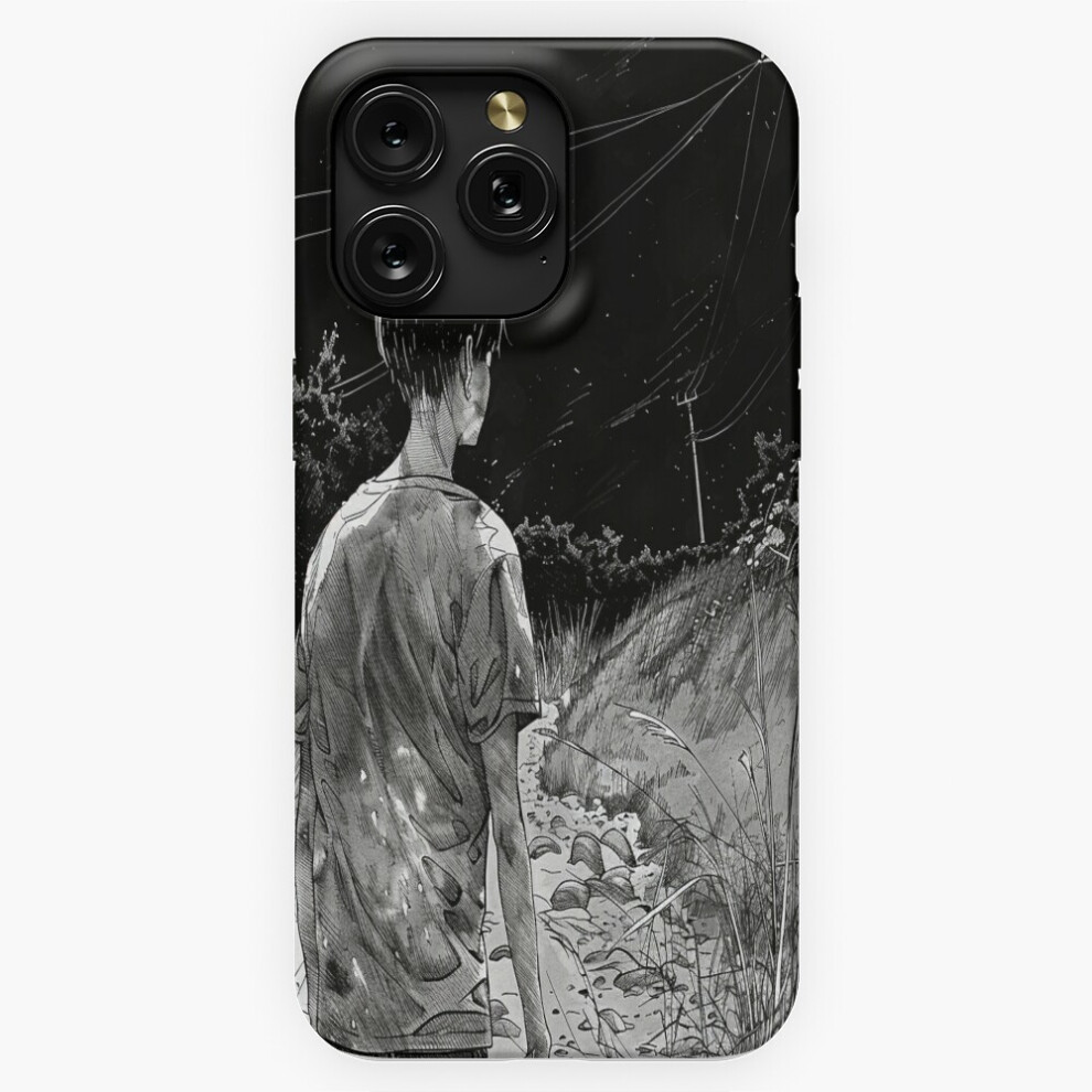 (Drained - Black And White Horror Manga Anime Boy=4224) Phone Case For Iphone Samsung 19 18 17 16 14 13 12 11 Plus Pro Max Galaxy S28 S27 S26 S25 S24 White,Black 4741628069739