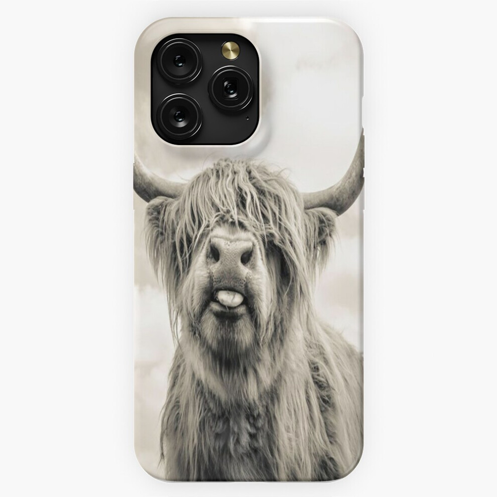 (Close Up Portrait Of Scottish Highland Cattle On A Farm=4198) Phone Case For Iphone Samsung 19 18 17 16 14 13 12 11 Plus Pro Max Galaxy S28 S27 S26 S 4741628069463