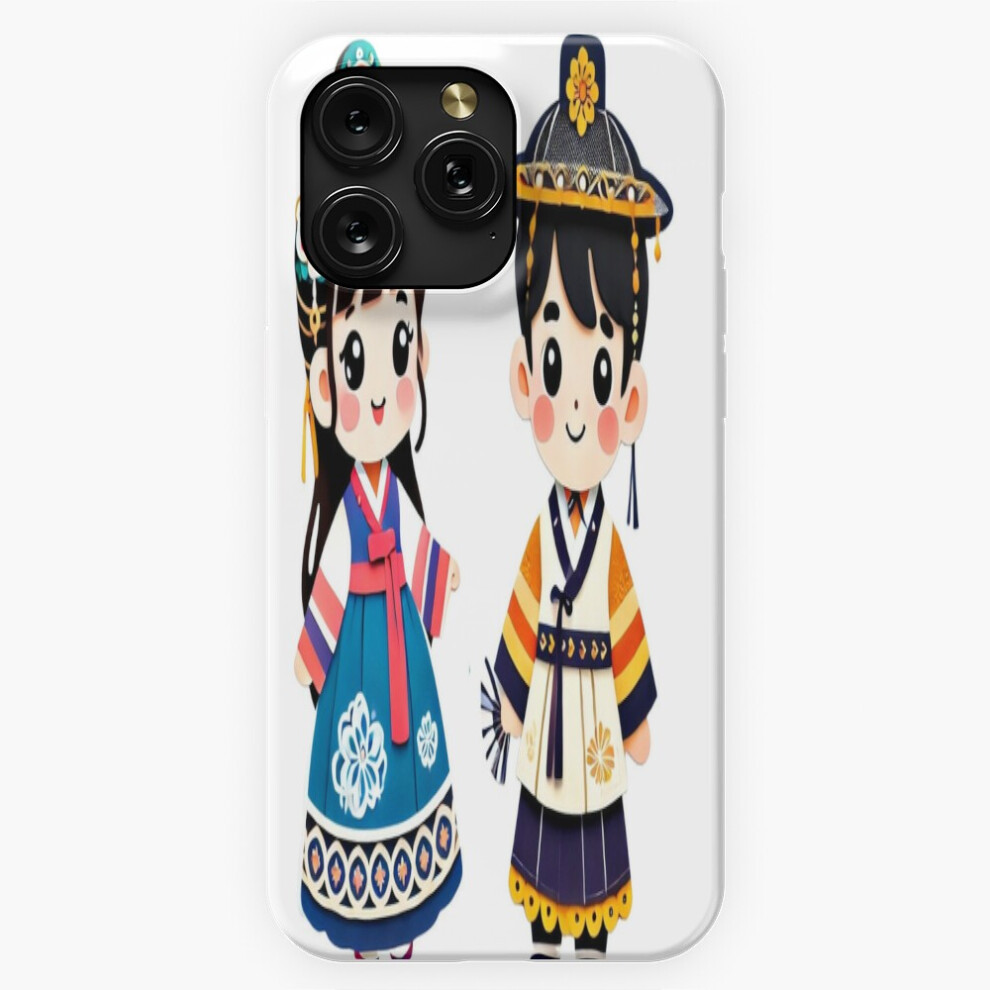(A Couple Dressed In Traditional Korean Hanbok=4150) Phone Case For Iphone Samsung 19 18 17 16 14 13 12 11 Plus Pro Max Galaxy S28 S27 S26 S25 S24 S23 4741628068978
