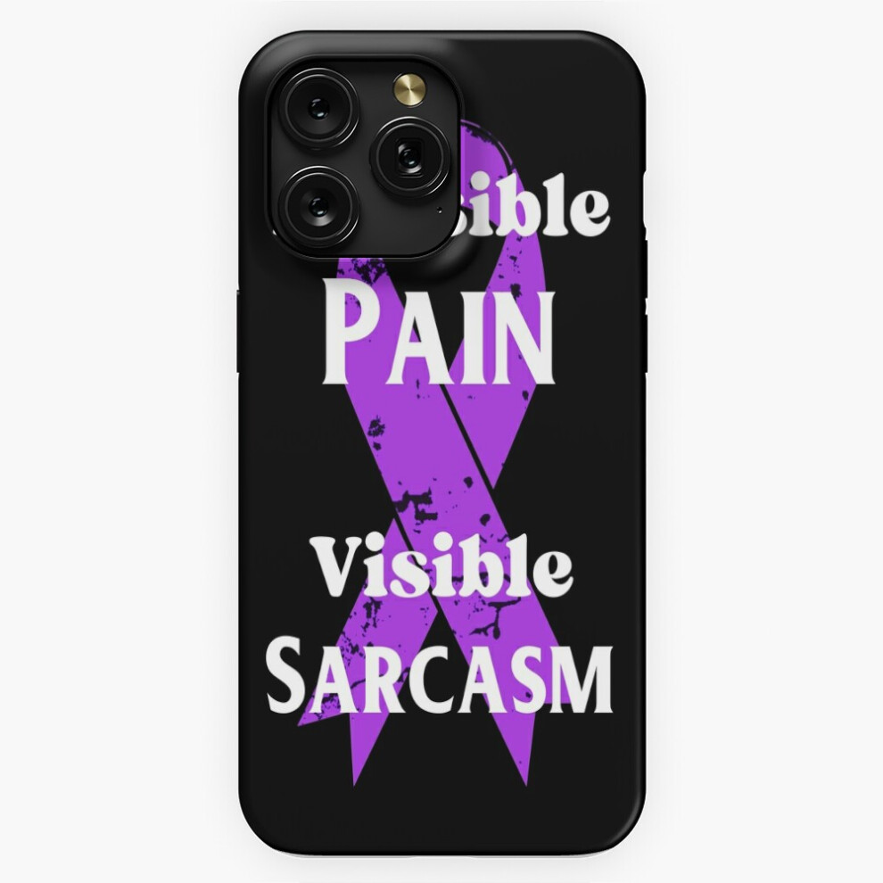 (Invisible Pain Sarcastic Ribbon=4135) Phone Case For Iphone Samsung 19 18 17 16 14 13 12 11 Plus Pro Max Galaxy S28 S27 S26 S25 S24 S23 S22 Ul Purple 4741628068824