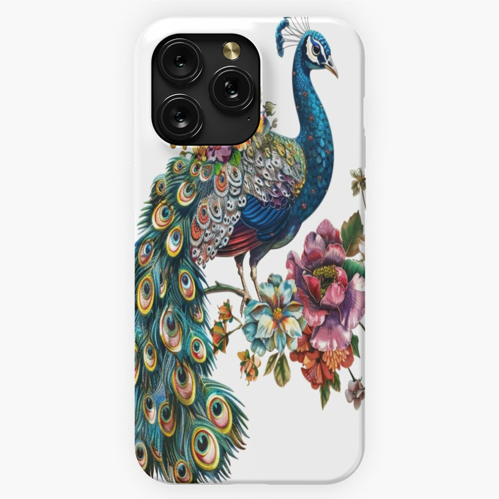 (Illustrated Style Floral Peacock=4087) Phone Case For Iphone Samsung 19 18 17 16 14 13 12 11 Plus Pro Max Galaxy S28 S27 S26 S25 S24 S23 S22 Ultra No 4741628068336