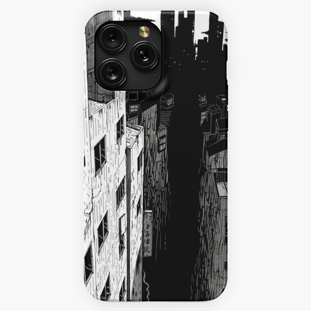 (Step Into Nothingness - Black And White Horror Manga Anime=4031) Phone Case For Iphone Samsung 19 18 17 16 14 13 12 11 Plus Pro Max Galaxy S28 S27 S2 White,Black 4741628067766