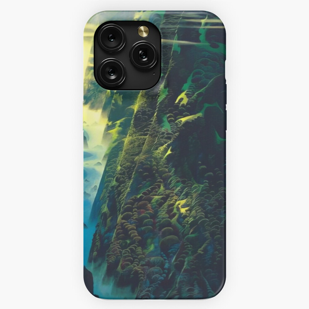 (Jeweled Cliffs - Magic Realism - Eyvind Earle=4020) Phone Case For Iphone Samsung 19 18 17 16 14 13 12 11 Plus Pro Max Galaxy S28 S27 S26 S25 S24 S23 4741628067650