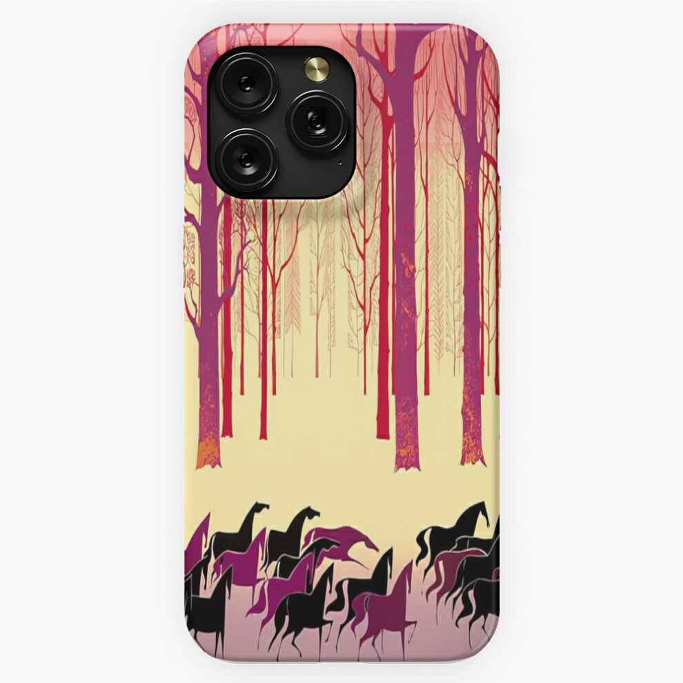 (Land Of Midnite Sun - 1983; United States - Eyvind Earle=4016) Phone Case For Iphone Samsung 19 18 17 16 14 13 12 11 Plus Pro Max Galaxy S28 S27 S26 4741628067612