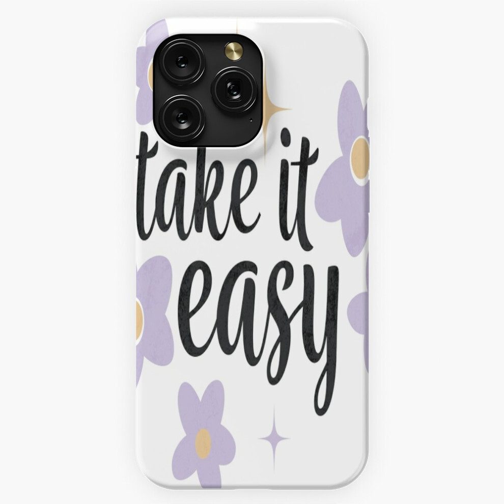 (Take It Easy Cute Pastel Floral Vintage Retro Flowers =3979) Phone Case For Iphone Samsung 19 18 17 16 14 13 12 11 Plus Pro Max Galaxy S28 S27 S26 S2 4741628067230