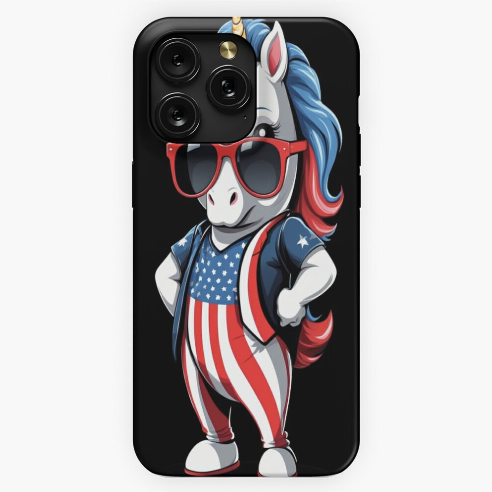 (Independence Day Unicorn Usa Flag Funny Holiday=4945) Phone Case For Iphone Samsung 19 18 17 16 14 13 12 11 Plus Pro Max Galaxy S28 S27 S26 S25 S24 S 4741628077086