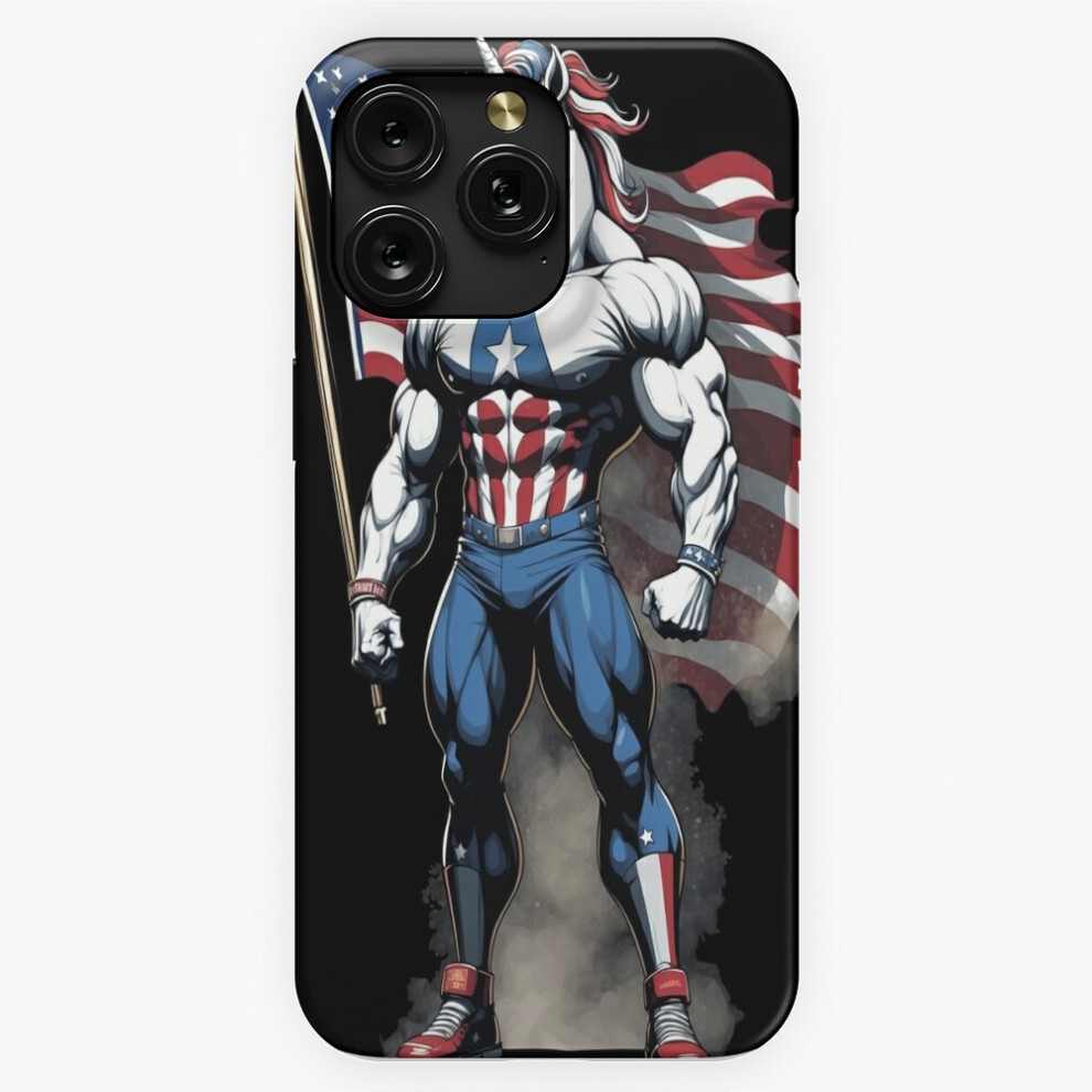 (Muscular Bodybuilder Independence Day Unicorn=4884) Phone Case For Iphone Samsung 19 18 17 16 14 13 12 11 Plus Pro Max Galaxy S28 S27 S26 S25 S24 S23 4741628076461