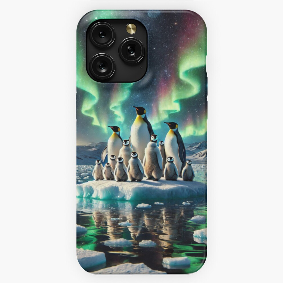 (Penguins And Northern Lights=4767) Phone Case For Iphone Samsung 19 18 17 16 14 13 12 11 Plus Pro Max Galaxy S28 S27 S26 S25 S24 S23 S22 Ultra Note 2 4741628075273