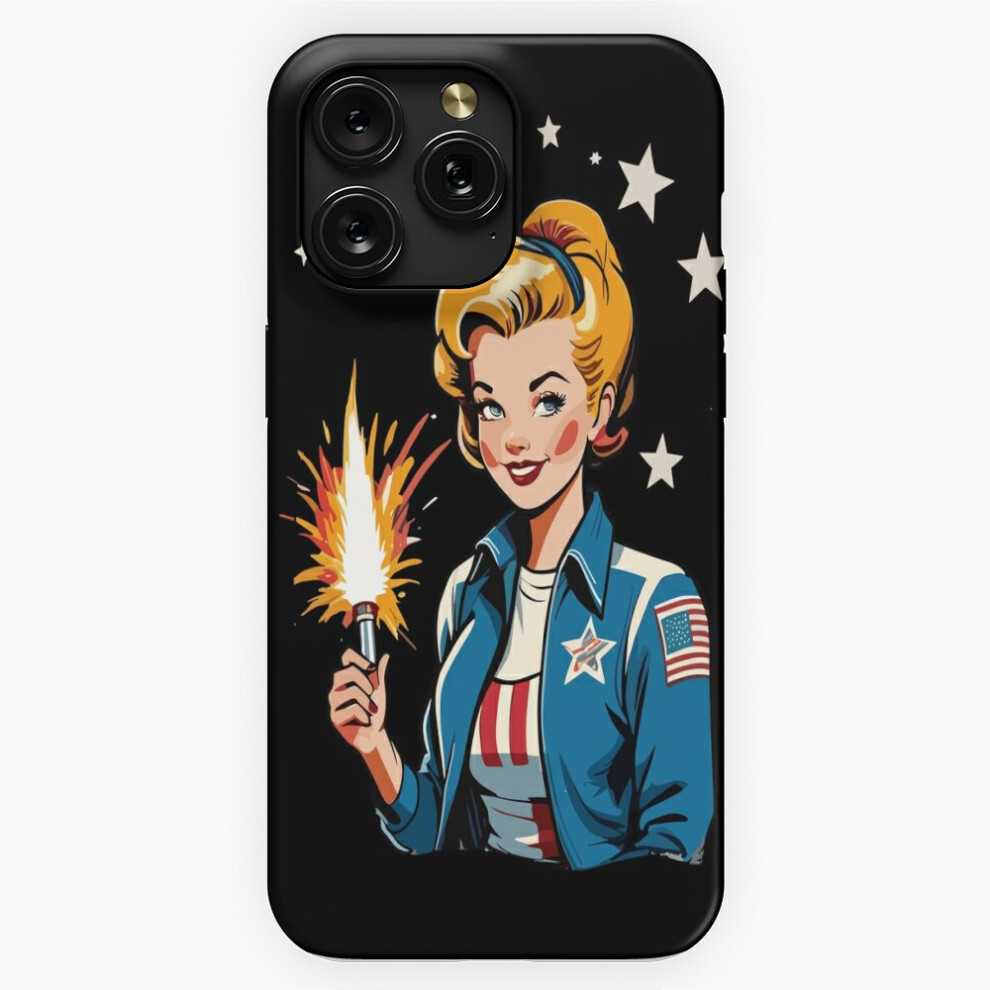 (Vintageup Girl Retro Art 4Th Of July Fun=4754) Phone Case For Iphone Samsung 19 18 17 16 14 13 12 11 Plus Pro Max Galaxy S28 S27 S26 S25 S24 S23 S22 4741628075143
