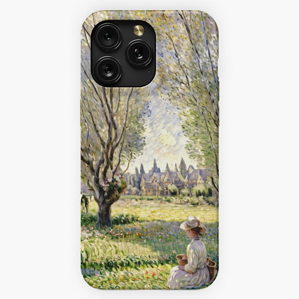 (Woman Seated Under The Willows - Solitude And Serenity=4691) Phone Case For Iphone Samsung 19 18 17 16 14 13 12 11 Plus Pro Max Galaxy S28 S27 S26 S2 4741628074498