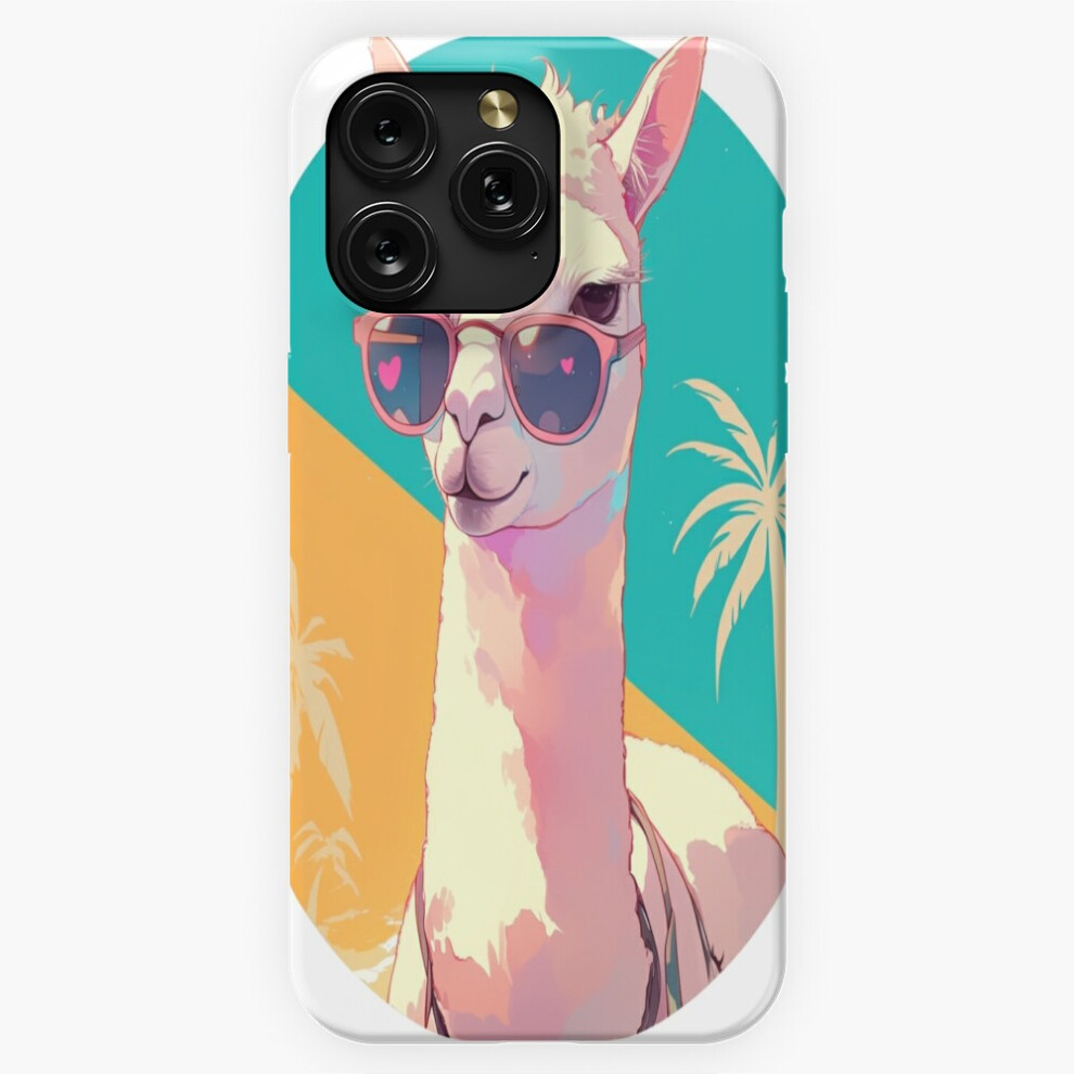 (Lama At A Beach Cool Lama Cool Animal Beach Chill Out Llama=4662) Phone Case For Iphone Samsung 19 18 17 16 14 13 12 11 Plus Pro Max Galaxy S28 S27 S 4741628074207