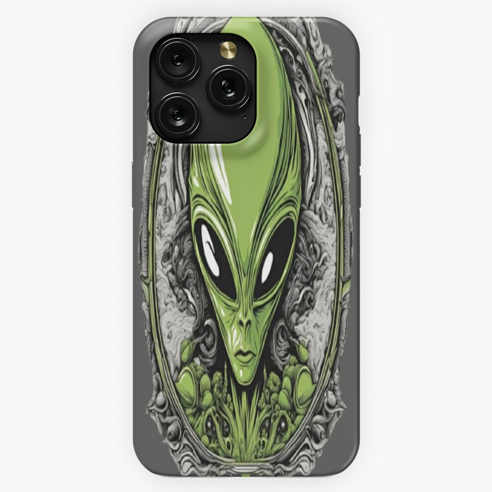 ("Ethereal Emissary: Alien Portrait"=4665) Phone Case For Iphone Samsung 19 18 17 16 14 13 12 11 Plus Pro Max Galaxy S28 S27 S26 S25 S24 S23 S22 Ultra 4741628074238