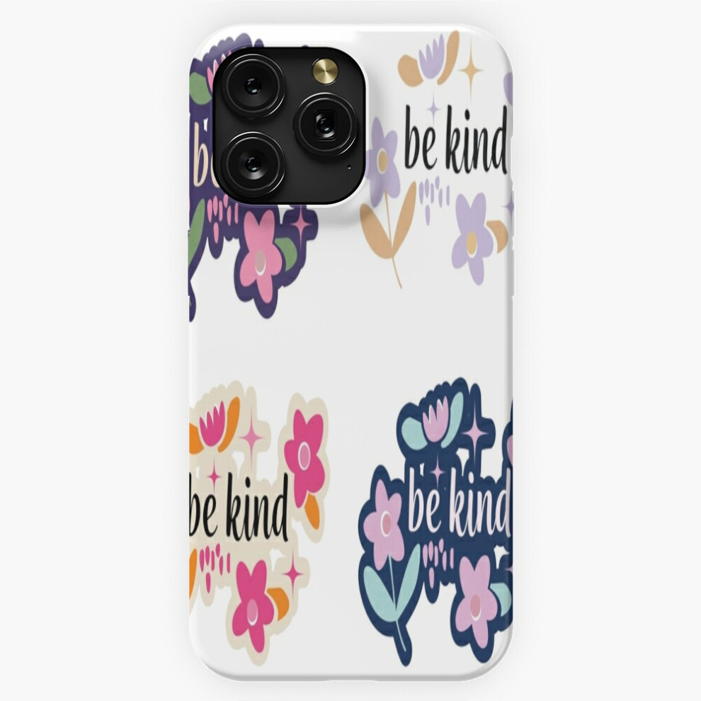 (Be Kind Pack Kindness Flowers Colorful Pastel Self Care=4593) Phone Case For Iphone Samsung 19 18 17 16 14 13 12 11 Plus Pro Max Galaxy S28 S27 S26 S 4741628073491