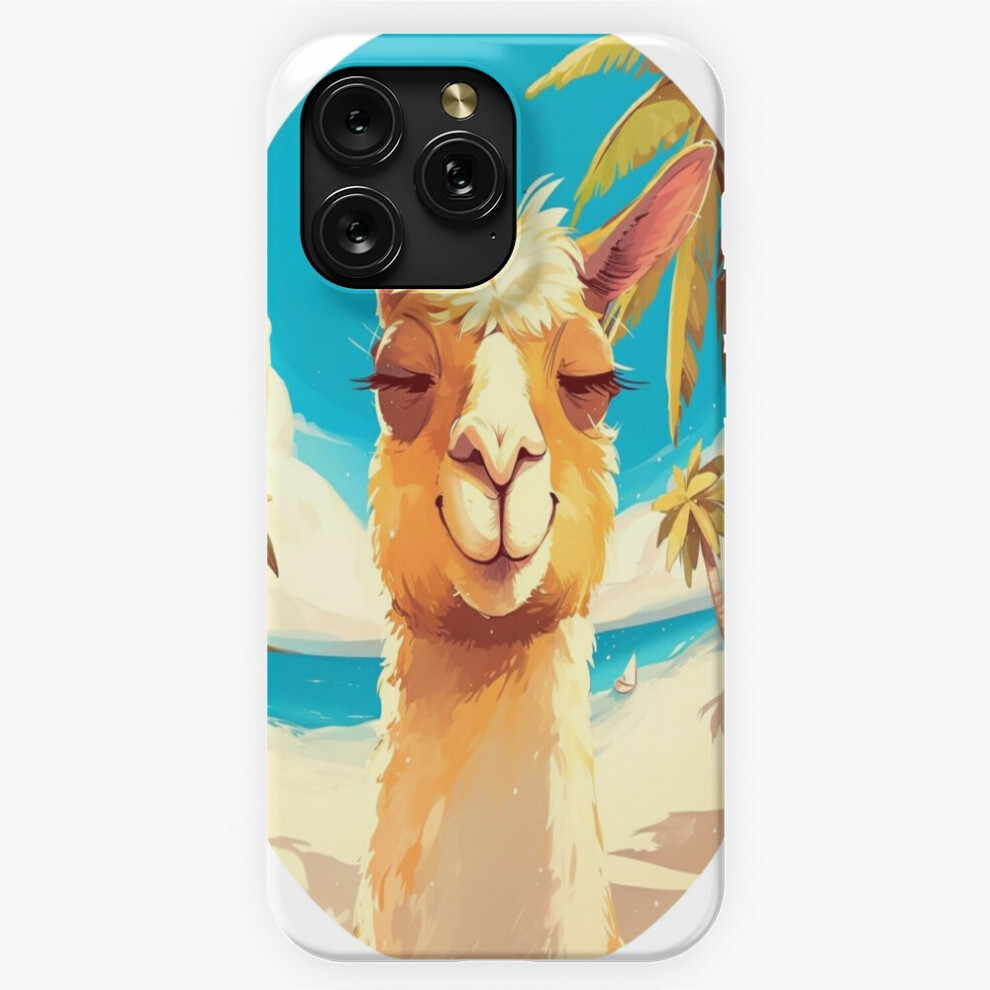 (Lama At A Beach Cool Lama Cool Animal Beach Chill Out Llama=4581) Phone Case For Iphone Samsung 19 18 17 16 14 13 12 11 Plus Pro Max Galaxy S28 S27 S 4741628073378