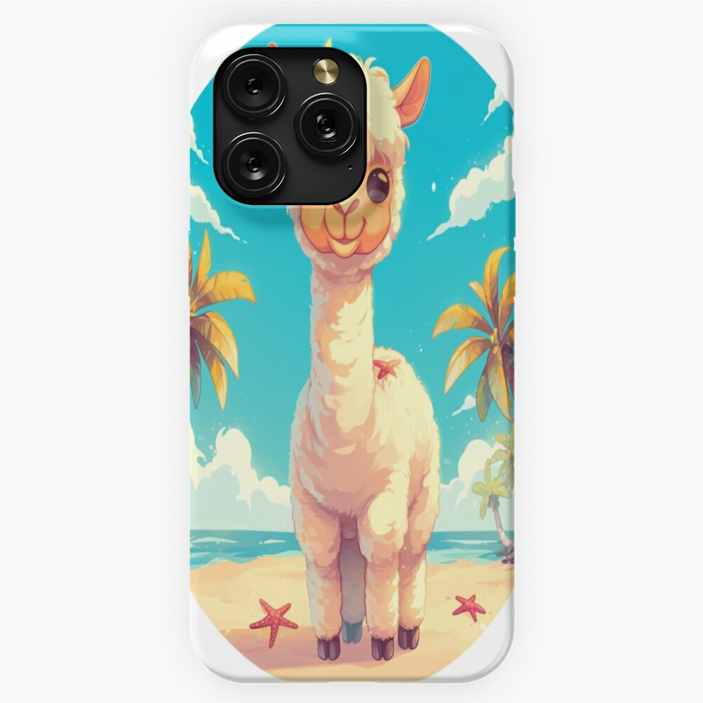 (Lama At A Beach Cool Lama Cool Animal Beach Chill Out Llama=4564) Phone Case For Iphone Samsung 19 18 17 16 14 13 12 11 Plus Pro Max Galaxy S28 S27 S 4741628073200