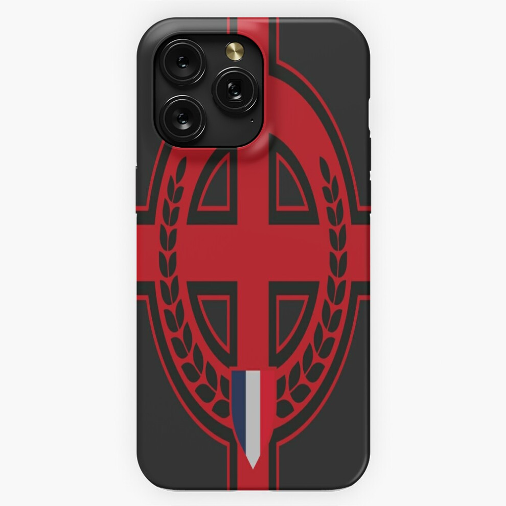 (Celtic Cross - Patch Version France - And Black=4524) Phone Case For Iphone Samsung 19 18 17 16 14 13 12 11 Plus Pro Max Galaxy S28 S27 S26 S25 S Red 4741628072791