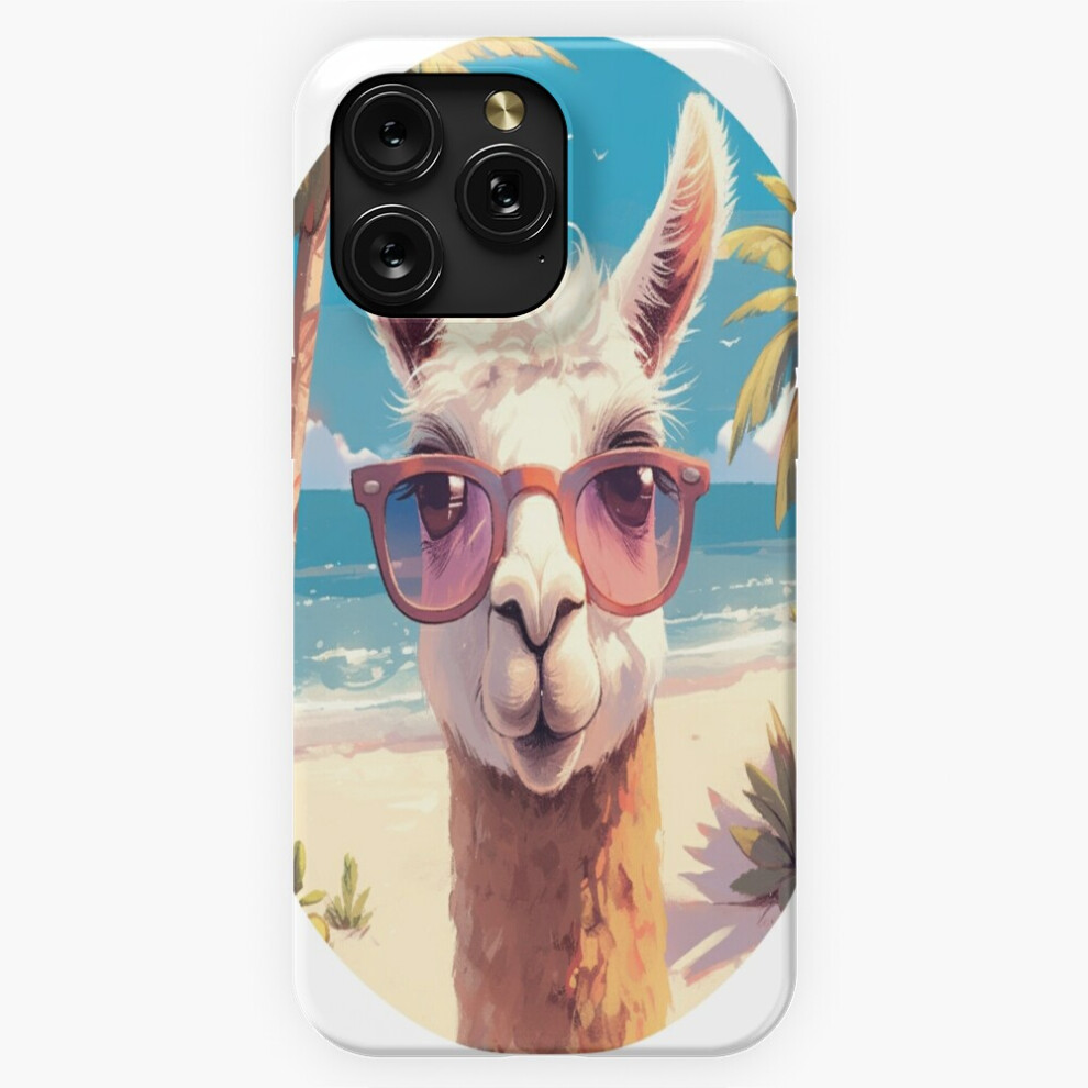 (Lama At A Beach Cool Lama Cool Animal Beach Chill Out Llama=4517) Phone Case For Iphone Samsung 19 18 17 16 14 13 12 11 Plus Pro Max Galaxy S28 S27 S 4741628072722