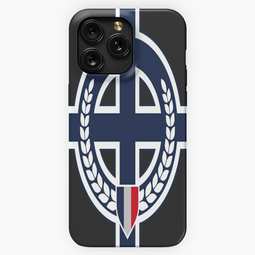 (Celtic Cross - Patch Version France - And White=4510) Phone Case For Iphone Samsung 19 18 17 16 14 13 12 11 Plus Pro Max Galaxy S28 S27 S26 S25 Blue 4741628072654