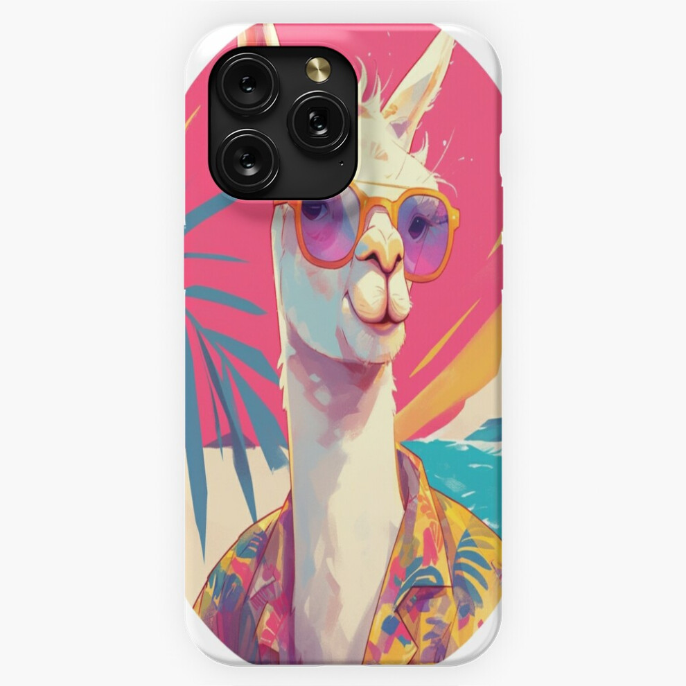 (Lama At A Beach Cool Lama Cool Animal Beach Chill Out Llama=4488) Phone Case For Iphone Samsung 19 18 17 16 14 13 12 11 Plus Pro Max Galaxy S28 S27 S 4741628072425