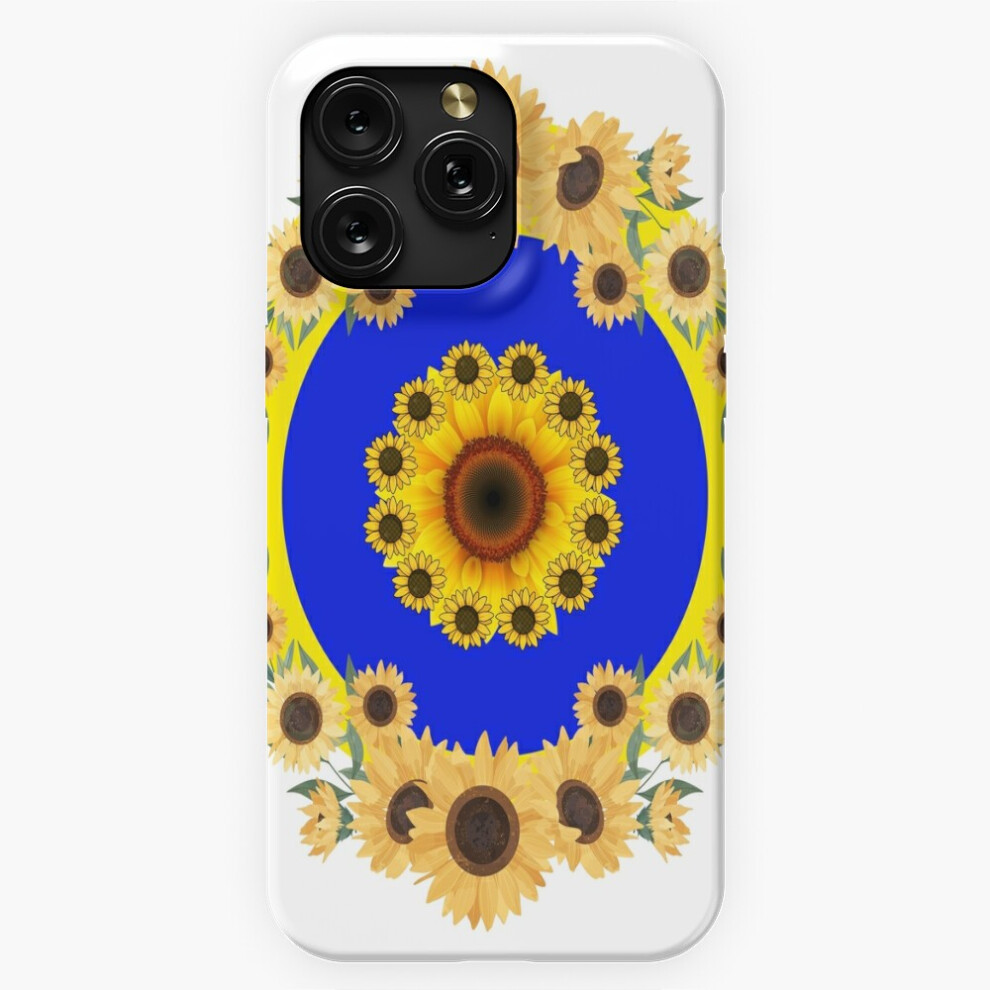 (Ukrainian Sunflower Pattern In And Yellow=4476) Phone Case For Iphone Samsung 19 18 17 16 14 13 12 11 Plus Pro Max Galaxy S28 S27 S26 S25 S24 S2 Blue 4741628072302