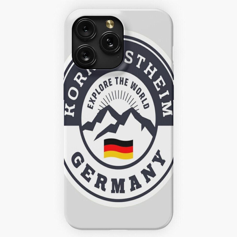 (Kornwestheim Germany Black And White Crest=4461) Phone Case For Iphone Samsung 19 18 17 16 14 13 12 11 Plus Pro Max Galaxy S28 S27 S26 S25 S24 S23 S2 White,Black 4741628072159