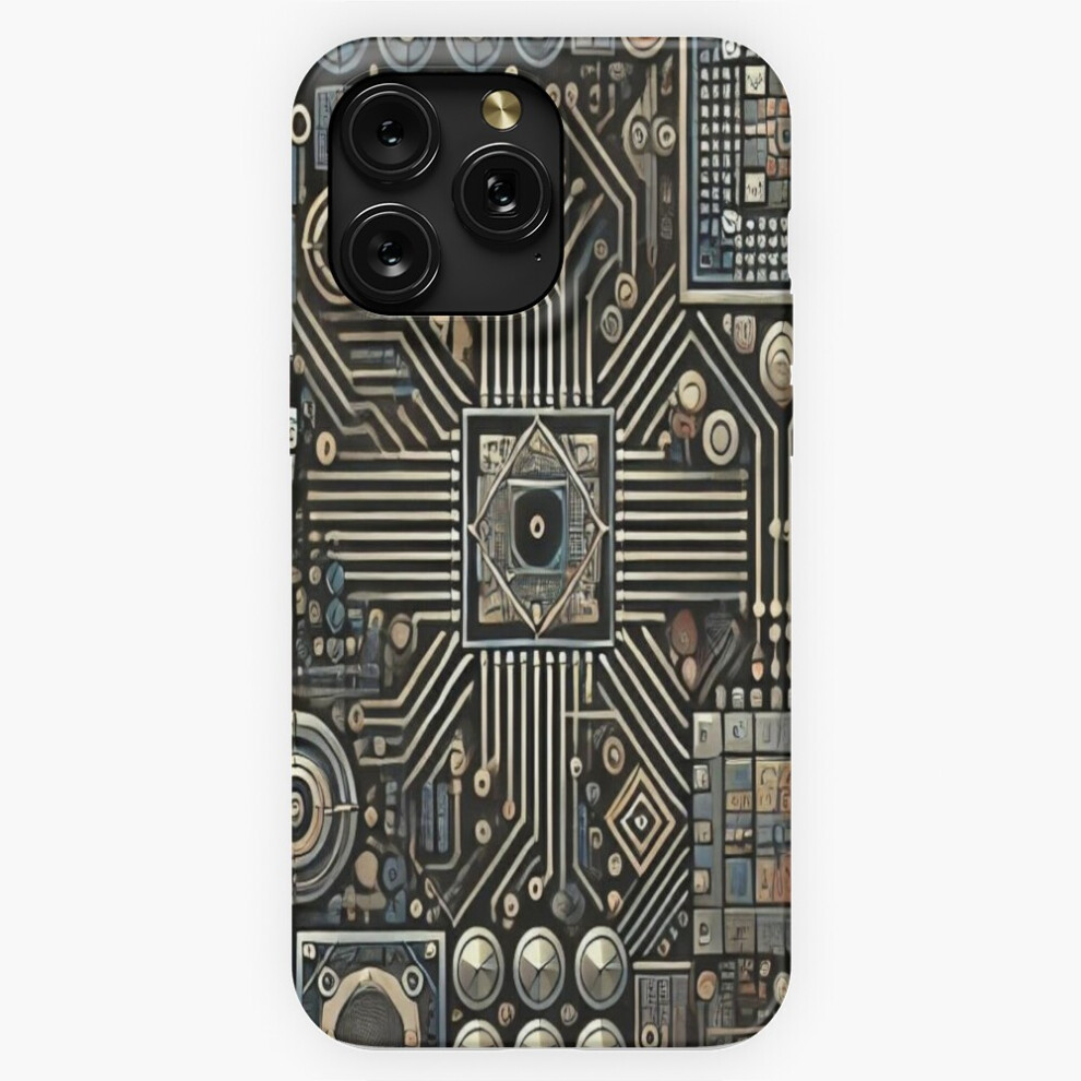 (?Retro Futuristic Circuit Board Design?=5198) Phone Case For Iphone Samsung 19 18 17 16 14 13 12 11 Plus Pro Max Galaxy S28 S27 S26 S25 S24 S23 S22 U 4741628079660