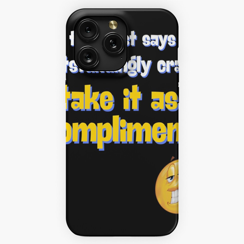 (My Therapist Says I?M Outstandingly Crazy, Mental Puns=5222) Phone Case For Iphone Samsung 19 18 17 16 14 13 12 11 Plus Pro Max Galaxy S28 S27 S26 S2 4741628079912