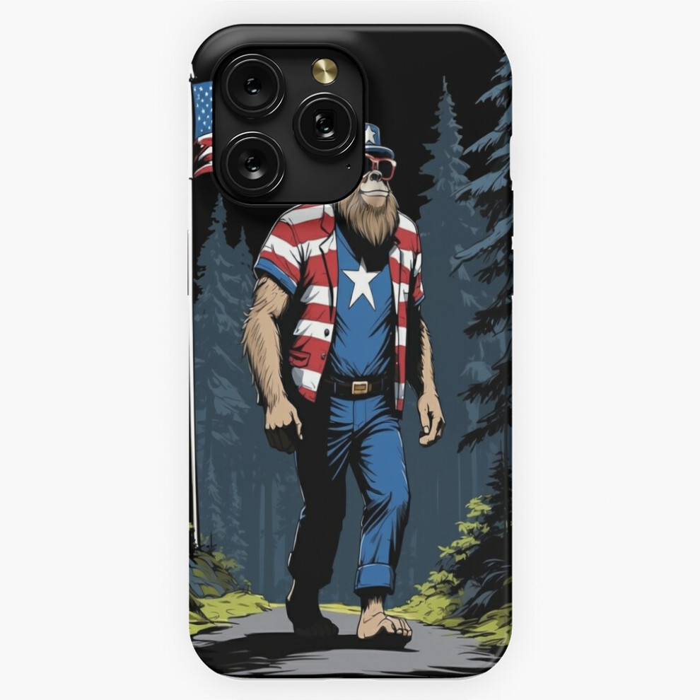 (4Th July Bigfoot Patriotic American Sasquatch=5137) Phone Case For Iphone Samsung 19 18 17 16 14 13 12 11 Plus Pro Max Galaxy S28 S27 S26 S25 S24 S23 4741628079042