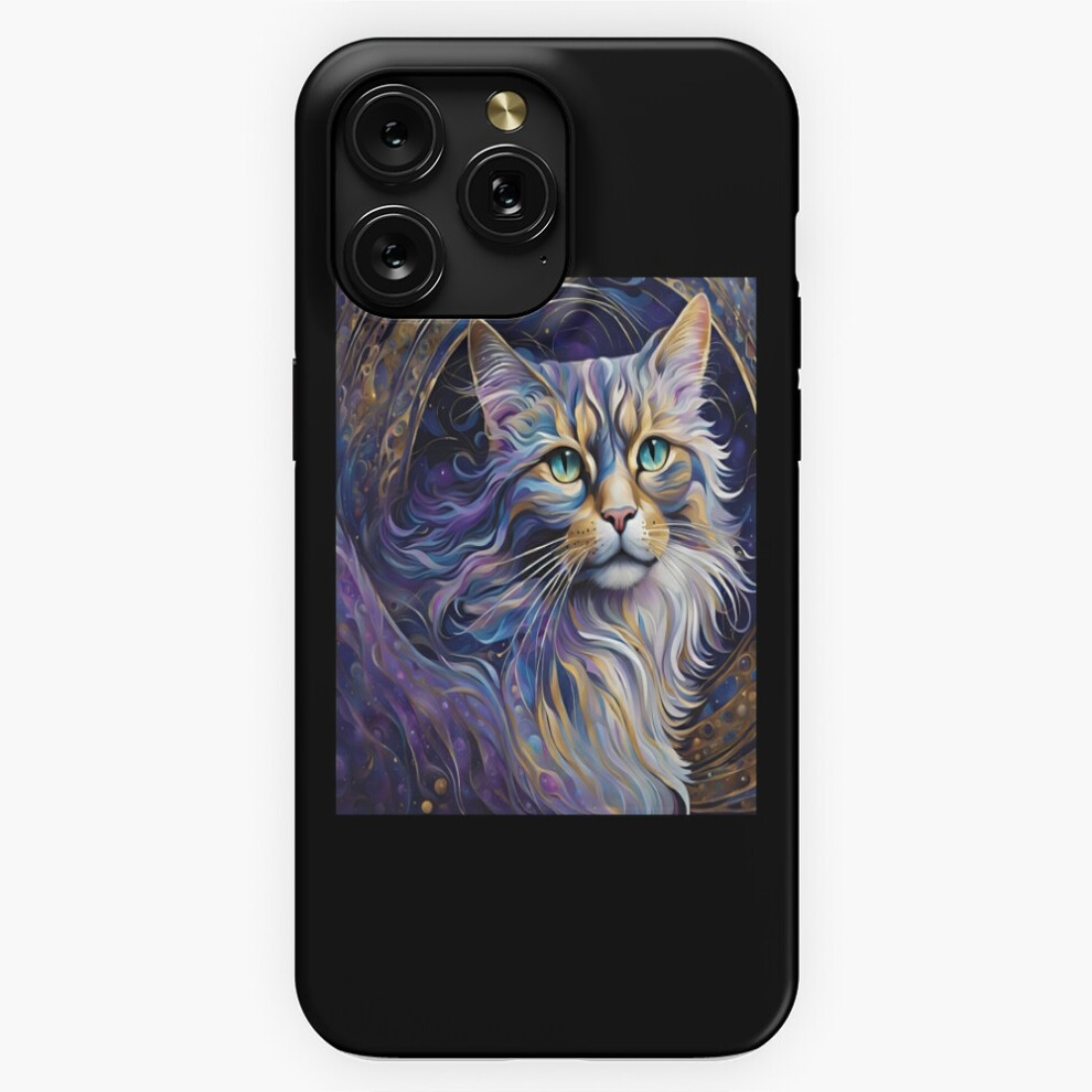 (Elegant Majestic Cat With Stripes=5870) Phone Case For Iphone Samsung 19 18 17 16 14 13 12 11 Plus Pro Max Galaxy S28 S27 S26 S25 S24 S23 S22 Golden 4741628086521